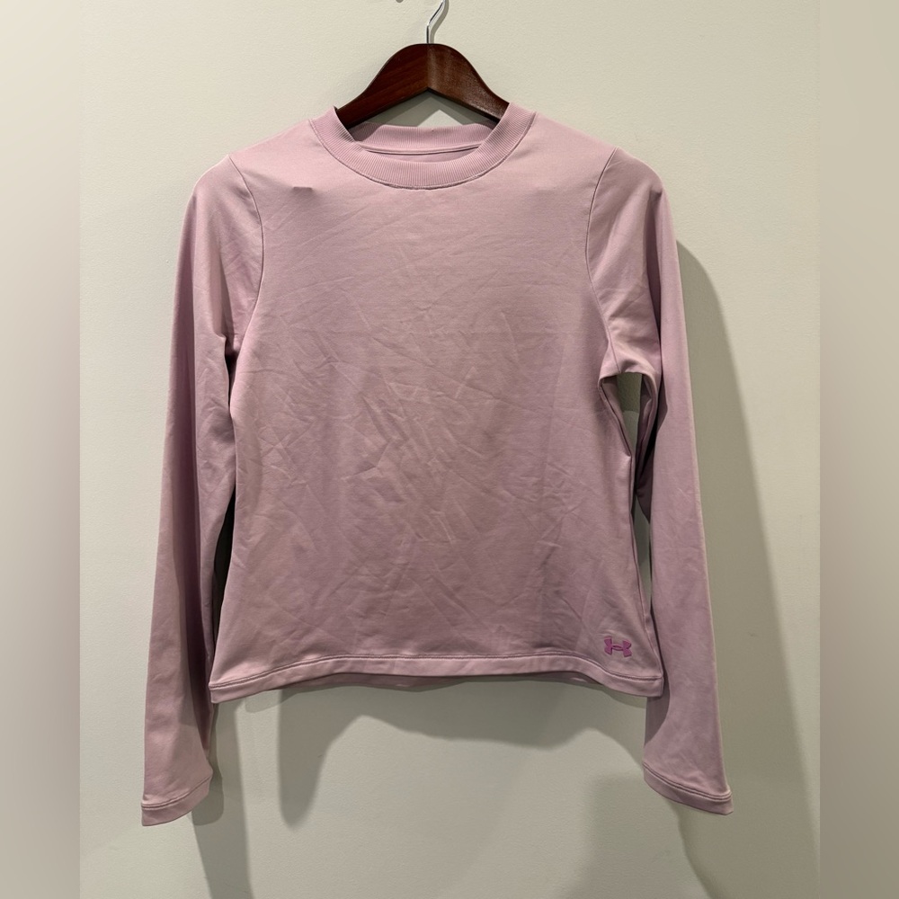 Under Armour Lavender Crew Neck Top